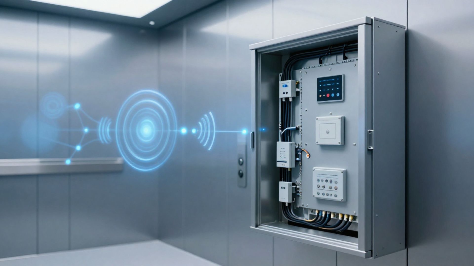 Ascenseur connecté via carte SIM M2M Hive Finances